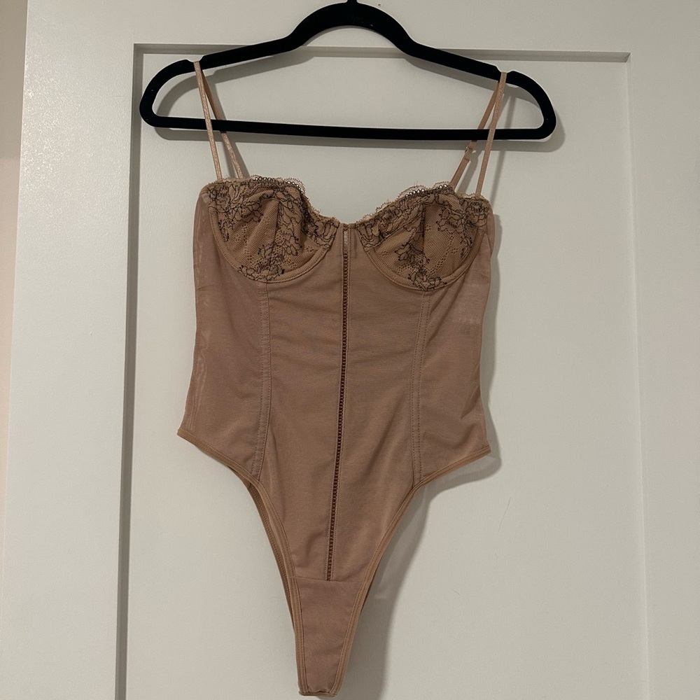 Lace Tan Bodysuit
